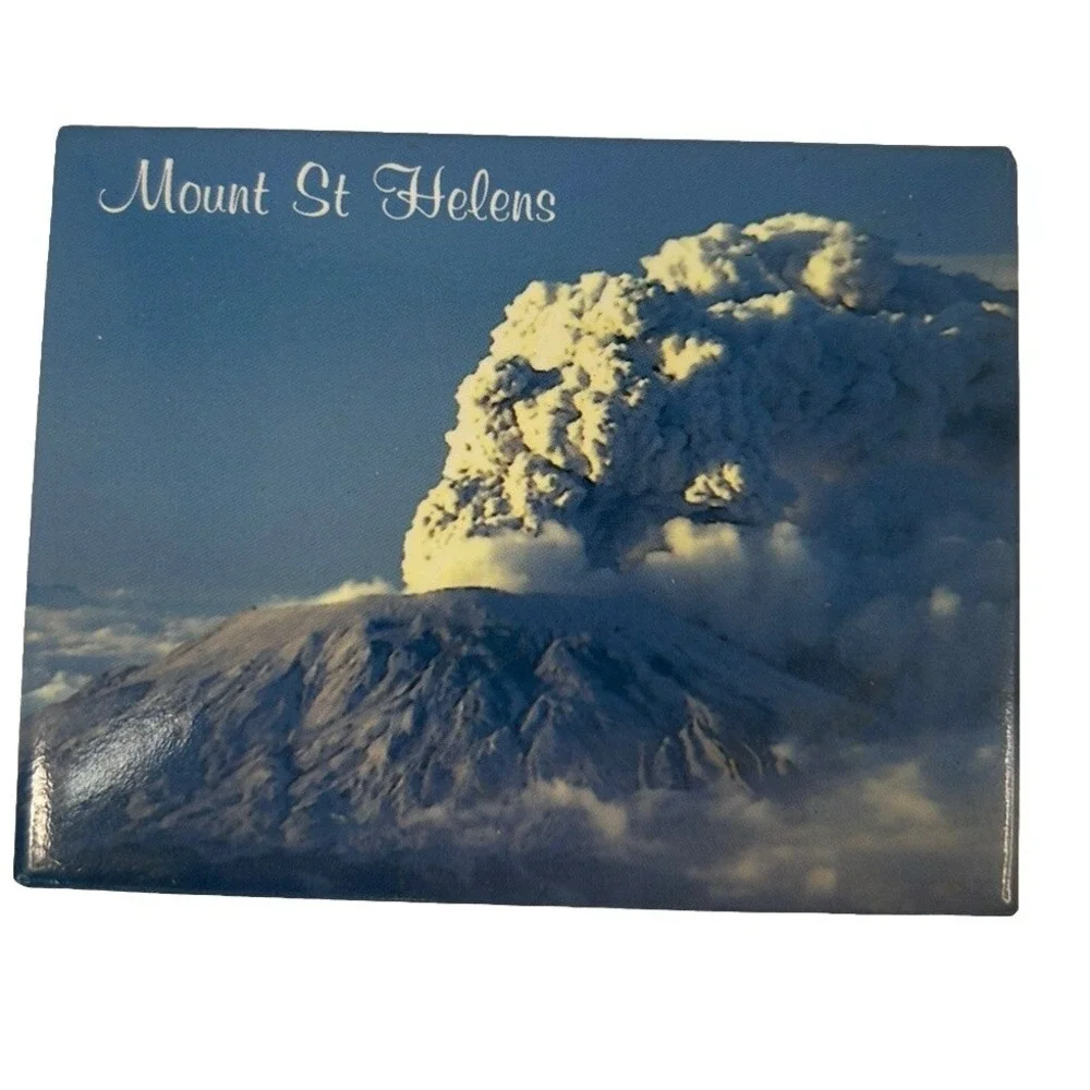 Mount St. Helens National Volcano Souvenir Refrigerator Magnet